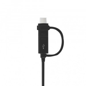 Samsung - Charging Cable (EP-DG950DBEGWW) - USB to Micro-USB, Type-C, 1.5m - Black (Bulk Packing) - Img 3