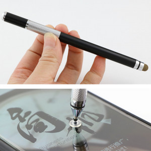 Stylus Pen Universal, IOS, Android, Techsuit JC03 - Negru - Img 4