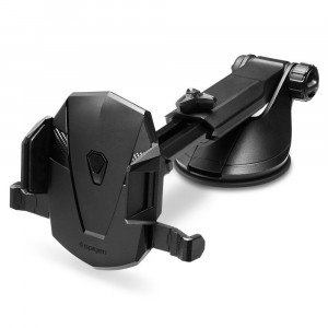 Suport Auto Bord / Parbriz - Spigen Automatic Lock (TS35) - Black - Img 2