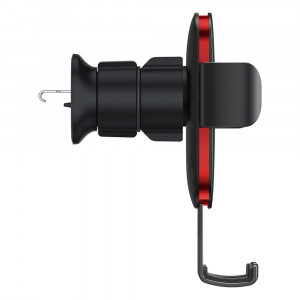 Suport de Masina pentru Telefon Grila Ventilatie - Baseus Metal Age II Gravity (SUJS000001) - Black - Img 4