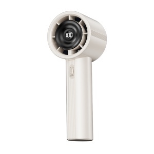 Ventilator Portabil, CT-111, CT-111, USB-C 2A, 5000mAh , Compact si Usor, set cu sticker, Alb