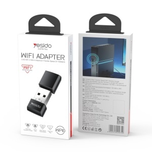 Adaptor Wi-Fi, USB-A, 150Mbps, 2.4GHz, Plug&Play, Yesido, Negru - Img 7