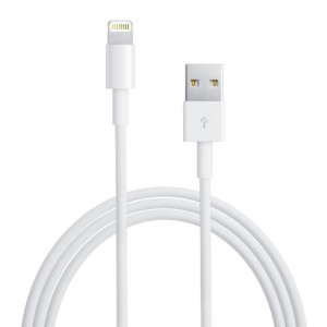 Apple - Data Cable (MD819ZM/A) - USB-A to Lightning, 2m - White (Blister Packing) - Img 2