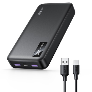 Baterie Externa 2x USB, 2x Type-C, 20000mAh, 5V/3A, Ugreen PB312, Negru - Img 2