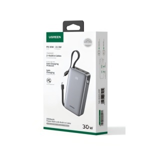 Baterie Externa 30W, Ugreen PB528 - Gri - Img 3