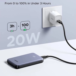 Baterie Externa USB, Type-C, 22.5W, 10000mAh, Ugreen PB507 - Gri - Img 4