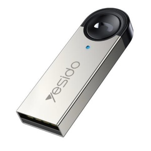 Bluetooth Receiver, Conexiune Stabila, Design Compact, Masina si TV, Yesido, Negru