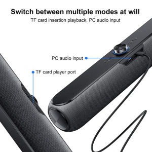 Boxa portabila, Bluetooth 5.3, 20W, 2000mAh, microSD, Yesido, Negru - Img 3