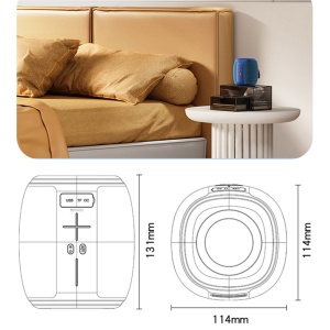 Boxa portabila Bluetooth, 5W, RGB, 1200mAh, Yesido, Negru - Img 6