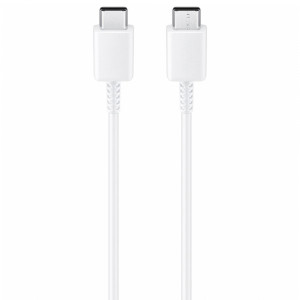 Cablu de Date Type-C la Type-C, 480Mbps, 2.1A, 1m - Samsung (EP-DA905BWE) - White (Bulk Packing) - Img 2