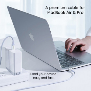 Cablu de Date USB-C la Type-C PD60W, 3A, 2m, Ugreen US264, Alb - Img 6