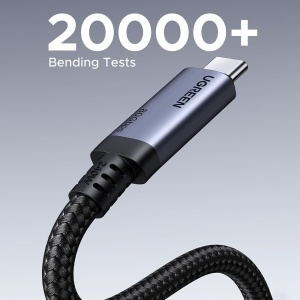 Cablu de Date USB-C la USB-C 80Gbps, 240W, 16K@60Hz, 1m, Ugreen L706, Negru - Img 5