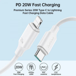 Cablu Type-C la Lightning, Fast Charging, PD20W, 480Mbps, 2m - JoyRoom (S-CL020A9) - Black - Img 3