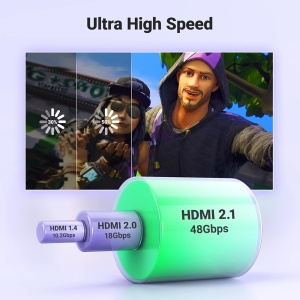 Cablu Video HDMI la HDMI, 8K@60Hz, 48Gbps, 1.5m, Ugreen HD140, Negru - Img 5
