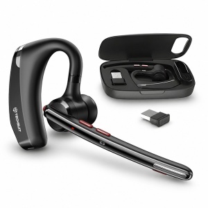 Casca, Bluetooth 5.1, Noise Cancelling, 500mAh - Techsuit SoundForce Pro (G10) - Black