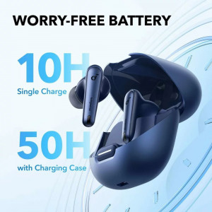 Casti In-Ear Bluetooth 5.3, ANC 2.0, Hi-Res, LDAC, IPX4, Anker SoundCore Liberty 4 NC, (A3947G31) - Blue - Img 3