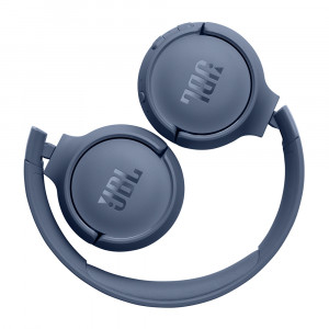 Casti On-Ear wireless, BT 5.3, pliabile, microfon, Siri, Google Assitent, JBL (Tune 520) - Albastru - Img 5