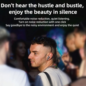 Casti wireless, Bluetooth 5.3, Noise Cancelling, In-ear, 360mAh, Yesido, Alb - Img 3