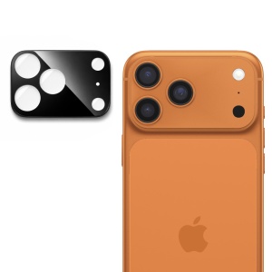 Folie camera pentru iPhone 17 Pro Max, SKYDDAR INNOVATION, Camera Glass Negru, set cu sticker