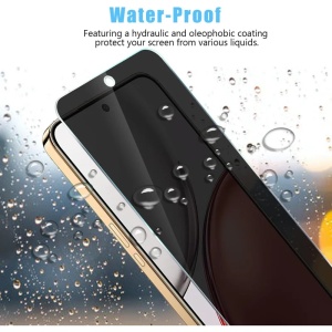 Folie pentru Honor 600 Smart, Anti-spy Ultra HD, Protectie 9H, Montare Simplă, 111D, set cu sticker, Privacy - Img 2