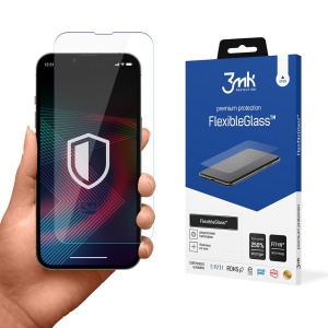 Folie pentru iPhone 14 / 14 Pro din silicon, 3mk FlexibleGlass, Transparent