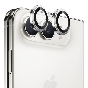 Folie pentru iPhone Duo - Blueo Sapphire Crystal Original Lens Glass - Silver