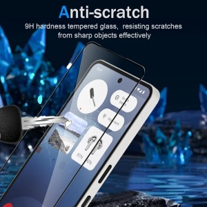 Folie pentru Nothing Phone (3a) Lite / CMF Phone 2 Pro din Sticla Securizata, Ultra HD, Protectie 111D, Montare Simplă, set cu sticker, Transparent - Img 3