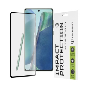 Folie pentru Samsung Galaxy Note 20 / Galaxy Note 20 5G, SKYDDAR INNOVATION, Sticla Securizata, Ultra HD, Protectie 111D, Montare Simplă, Transparent, set cu sticker