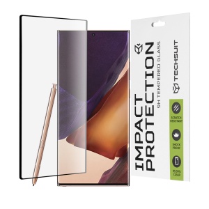 Folie pentru Samsung Galaxy Note 20 Ultra 5G / Galaxy Note 20 Ultra, SKYDDAR INNOVATION, Sticla Securizata, Ultra HD, Protectie 111D, Montare Simplă, Transparent, set cu sticker