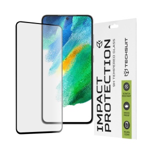 Folie pentru Samsung Galaxy S21 FE 5G, SKYDDAR INNOVATION, Sticla Securizata, Ultra HD, Protectie 111D, Montare Simplă, Transparent, set cu sticker