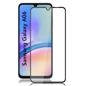 Folie Samsung Galaxy A06, Sticla Securizata, Ultra HD, Protectie 111D, Montare Simplă, set cu sticker, Transparent