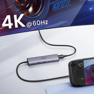Hub USB-C la 3x Type-C, 2x USB3.2, HDMI, PD100W, 10 Gbps, 4K@60Hz, Ugreen, Gri - Img 4