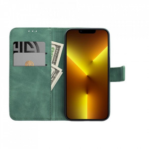Husa Xiaomi Poco M4 Pro 5G / Redmi Note 11T / Redmi Note 11S tip carte magnetic, Skyddar Tender - Verde - Img 5
