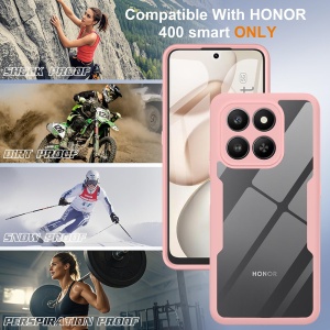 Husa 360° Honor 400 Smart / X7d 4G, SKYDDAR INNOVATION, [Pachet 360°] ColorVerse, set cu sticker, Roz - Img 6