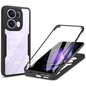 Husa 360° Oppo Reno13 Pro, SKYDDAR INNOVATION, [Pachet 360°] ColorVerse, Negru, set cu sticker