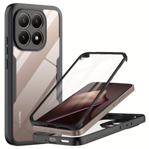 Husa 360° Xiaomi 15T, SKYDDAR INNOVATION, [Pachet 360°] ColorVerse, set cu sticker, Negru