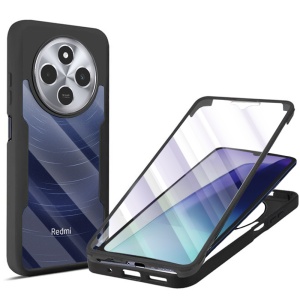 Husa 360° Xiaomi Redmi 14C / Poco C75, SKYDDAR INNOVATION, [Pachet 360°] ColorVerse, set cu sticker, Negru