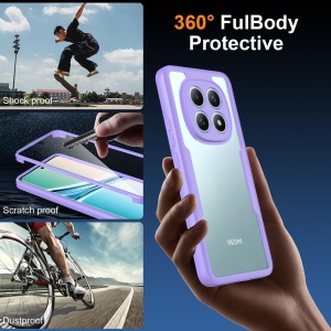 Husa 360° Xiaomi Redmi Note 15 4G, SKYDDAR INNOVATION, [Pachet 360°] ColorVerse, set cu sticker, Mov - Img 6