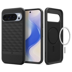 Husa Google Pixel 10 Pro XL, Spigen Caseology Parallax MagSafe, Negru