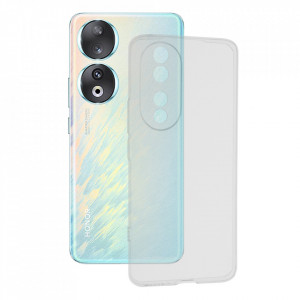 Husa Honor 90 din silicon TPU slim, Techsuit - Transparent