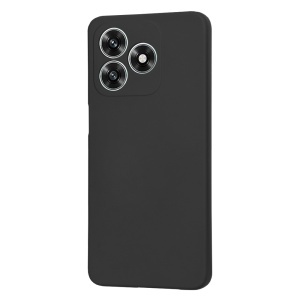 Husa Honor X5c Plus, SKYDDAR INNOVATION, din Silicon Catifelat, SoftElegance, set cu sticker, Negru - Img 2