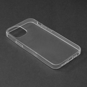 Husa iPhone 12 Pro Max, din silicon TPU slim, Techsuit - Transparent - Img 2