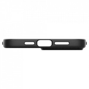 Husa iPhone 13 Pro Max, Spigen Liquid Air - Matte Black - Img 7