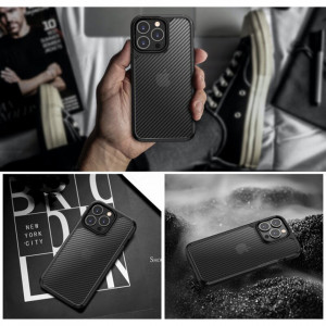 Husa Iphone 14 Pro Max CarbonFuse, Techsuit - Negru - Img 5