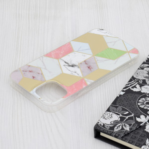 Husa iPhone 15 Plus Marble Series, Techsuit - Purple Hex - Img 4