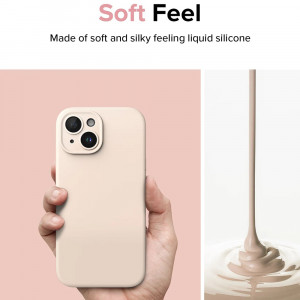 Husa iPhone 15 Plus, Ringke Silicone Magnetic - Stone - Img 4