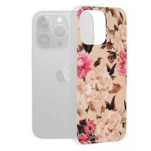 Husa iPhone 15 Pro Max Marble Series, Techsuit - Mary Berry Nude - Img 7