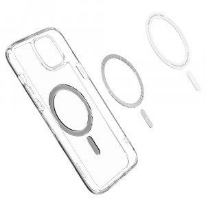 Husa iPhone 15, Spigen Ultra Hybrid MagSafe - Negru - Img 6