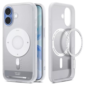 Husa iPhone 17, Antisoc, Ultra Hybrid Classic MagSafe Spigen, Argintiu