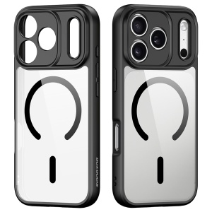 Husa iPhone 17 Pro Max / 18 Pro Max, Antisoc, Dux Ducis Aimo Series, Negru